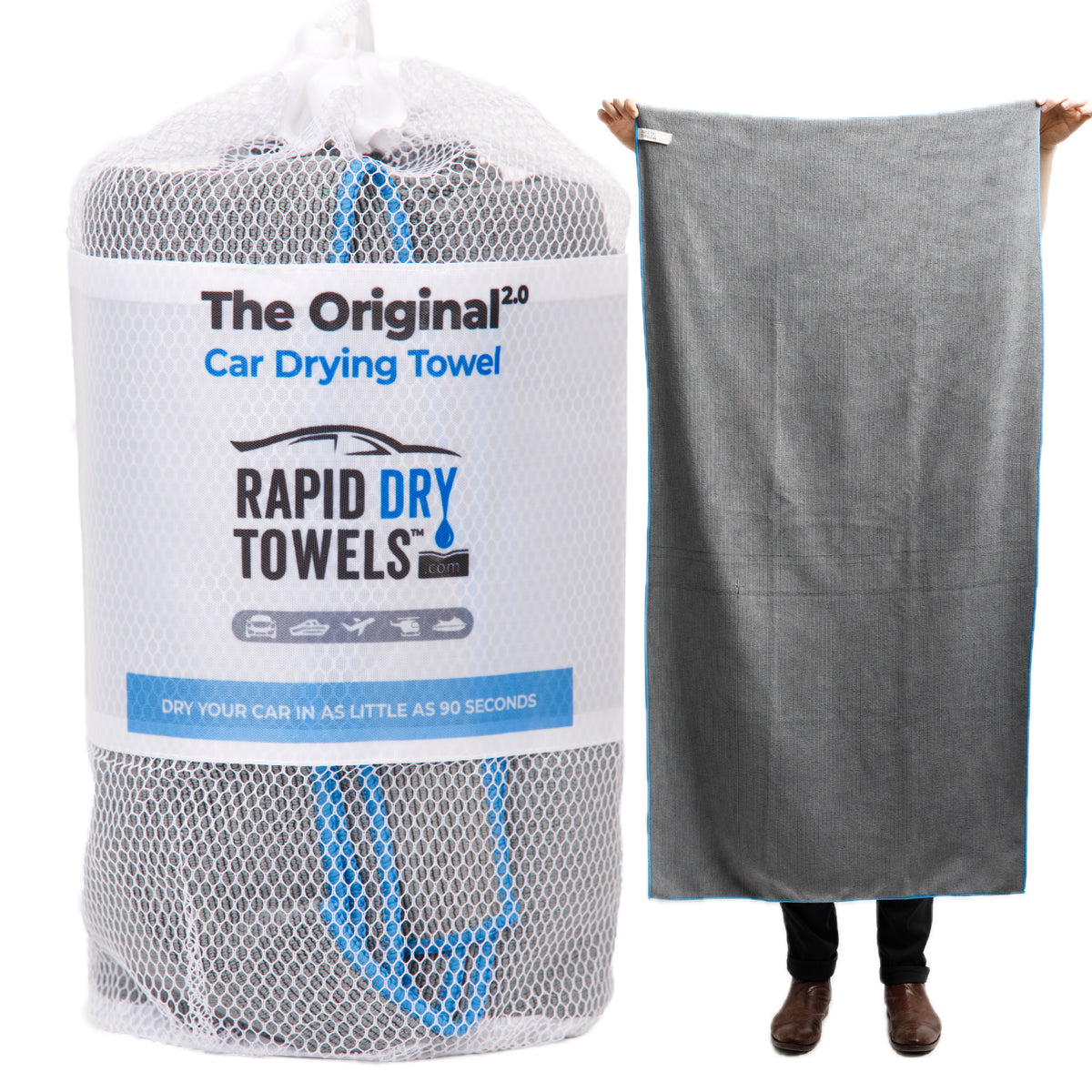 Original 2.0 – The Ultimate Microfiber Car Drying Towel (150 x 75 cm / 59 x 30 in)