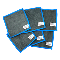 Micro RDTs – 6-Pack Ultra-Soft Microfiber Towels (10 x 10 cm / 4 x 4 in)